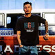 Gzat Hong Kong Trendy Marke kurzärmeligte T-Shirt Herren Hong Kong Style Pure Cotton halbärmelte lose Sommer-T-Shirt-Basishemd-Hemd-Klamothirt-Kurkumakkleidung T-Shirt-687 s