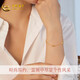中国黄金（CHINA GOLD）黄金手链女四叶草足金手饰幸运草送女友礼物 四叶草手链（约3.2g）/玫瑰礼盒