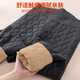Langsha 100% wool thermal trousers for men 25 autumn and winter new products thickened silk knee pads extra thick cold-resistant cotton trousers