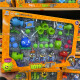 Plant vs. Zombie Toys 2 new version full set of ejection soft glue pea shooter big mouth doll 686-118A Dave + Big Mouth Flower