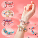 Boîte de bijoux jouet des filles du Beifu Girls Boîte de bricolage Bracelet Princesse 3 ans 6 Bracelet pour enfants Gift Day's Day