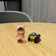 
Gelun Cute cartoon desktop character small ornaments creative office healing mini couple micro landscape decoration one-doll kitten combination