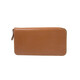 Hermes (HERMES) women's bag wallet wallet retro classic long zipper coin purse lightweight and elegant Chinese Valentine's Day gift brown