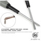 Japan Fukuoka Tool Destornillador La cinta de destornillador de destornillador de un electricista de un electricista Magnética Magnética 6*150 mm de una forma FO-9740