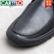 卡帝乐鳄鱼（CARTELO）新款头层牛皮皮鞋男真皮系带百搭商务休闲厚底男男鞋软皮爸爸鞋子 黑色(3892) 41