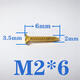 Pengju Golden 304 Edelstahlschraube Kreuzungsköpfe selbstklopfen ausgedehnt flacher Kopf Holzzahnschraube M2m3m4m5m6 m2*20200 Stücke