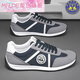 MR.DE Paul Emiris men's shoes summer 2024 new breathable casual shoes for one foot for the Forrest Gump flat shoes sports shoes blue [AW9902] 39