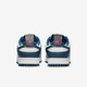 
NIKE Nike Dunk Low Retro White Navy Anti-slip and wear-resistant Men's Low-top Lightweight Casual Shoes DD1391-400 38.5