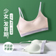 Catman Girl Unterwäsche BH Studentin Junior High School ICE SEICE TRACELESS CILD GYMULE GURCH WECHE (Schlanke Schulter feste Tasse 丨 Licht und atmungsaktiv) XL (Empfohlen 100-120 Jin [Jin ist gleich 0,5 kg])