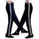Duoyin Frühlings- und Herbstschule Hosen Zwei-Band-Junior High School-Schüler Hosen Sporthosen Männer und Frauenhosen losen zwei-Band-Hosenhosen 5266 Schwarz [Zweiband] Plüschstil M/165