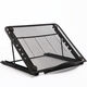 Adjustable laptop stand Metal mesh tablet stand Portable foldable desktop stand blue