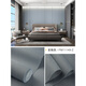 PLM Fond d'écran Bamboo Charcoal Diatom Purification Eco Wall Wall House House House Room Bandroom Heldroom Coul Couleur Plaine Couleur noir Iron Gris PM11149-Z