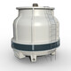 ODU fiberglass cooling tower small 10-ton industrial cooling tower round (50T medium temperature cooling tower) below 60 degrees
