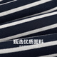 Dancing with Wolves [with mulberry silk] striped lapel short-sleeved T-shirt for men 2025 summer new casual breathable Polo shirt 6196 dark blue 102 2XL (185)