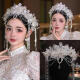 YRYE Swarovski Zirconium Bridal Crown Female 18-year-old Wedding Headwear Korean Princess Birthday Hair Accessories Internet Celebrity Accessories Crown One (Ear Clip