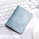 Sac de carte Fengshang Sac ultra-mince porte-monnaie masculine Mentiage Mélange Multi-fonction de permis de conducteur Case en cuir Multi-carte Numéro de carte Card Clip de billette [Bleu clair]