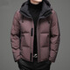 皮尔卡丹（pierre cardin）羽绒服男短款可拆卸帽2023新款休闲加厚冬季白鸭绒外套潮 9902黑色 170/84A