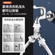 QIDIANRURI washing machine faucet one-point two-joint one-in-two-out water inlet pipe to three-way water inlet shunt diverter valve Y3 type 4-point washing machine port + 4-point washing machine port