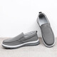 Qianpai old Beijing cloth shoes men's spring and autumn casual men's shoes middle-aged and elderly dad's shoes one foot with soft sole lightweight driving men's single shoes gray 3373 40