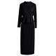 Roeyshouse LOI Temperament Temperament Black Treetted For Women Spring New Fashion Top Jirt Twip Two-Piece Set 10975 Black L