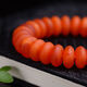 Chengyuanxiang CREORISETIN natural raw mineral old beeswax cake abacus bead bracelet Russian material bracelet red beeswax genuine fluorescent floating salt water amber old red wax 14mm