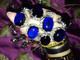 Luruo 37 degree goddess special price 925 sterling silver inlaid sapphire ring with diamond version