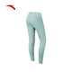 ANTA Yoga Pants Women's 2025 Autumn Tight Nine-Point Pants Training Fitness Pilates Slim Pants Wood Lotus Green-1 S (Female 160)