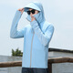 Hadun Sun Protection Clothes Men's Ice Silk Breathable Quick-Drying Jackets Summer Skin Outdoor Lightweight Fishing Wear Customized Logo Printing Light Gray Detachable Brim XL 130-150Jin Jin is equal to 0.5 kg