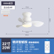 Weather vane Nordic restaurant fan light LED simple modern bedroom children's room ceiling fan light mute smart voice fan light Elf 22-686A full white - ceiling 3 leaves variable frequency remote control