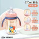 
Rikang One bottle three-purpose baby bottle straw cup duckbill cup with handle PK-N1047 baby drinking cup learning cup N1047 270ml with three mouth two straw pink plus pacifier one