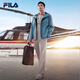 FILA Huang Jingyu same style Fila men's woven pants business casual straight pants casual pants men Yunwu gray-GY 180/88A/XL