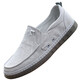 VISTRUSI Brand Old Pékin Chaussures en tissu masculin Chaussures décontractées d'été Summer Houghtable d'âge moyen et âgée Père Soft Sole Chaussures sur toile avec un pied gris 42