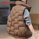 YAYA (YAYA) autumn and winter warm urban outdoor down vest stand collar anti-cold fashion women's vest duck down outer vest for women