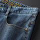 Jeep Jeep Jeep Herren Straight Lose Business Casual Hosen Herbst und Winter Herrenhosen 679 Blau Größe 31