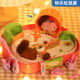 Timini Pet Restoration House Little Eichhörnchen Hühnerspielzeug Haus Simulation kleines Tier Kinderspielzeug Mädchen Geburtstagsgeschenk Grundversion kann Kaninchen -Waschen Eichhörnchen anrufen und ein Eichhörnchen (Brown) erheben.