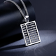 Xizhao Jewelry Platinum Abacus Pendant PT950 Wishful Abacus Pendant Abacus Couple Pendant Platinum Pendant 9.28g Shipping in 1-10 working days