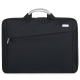 
LeXON shoulder bag men's business laptop 16-inch computer bag casual thin handbag briefcase briefcase black-LN1049N3 medium bag 13.3 inches