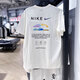 
Nike short-sleeved men's summer new round neck sportswear loose half-sleeved breathable men's T-shirt HF6172-133 white print 2XL