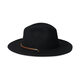 BRIXTON outdoor wool felt hat 9cm wide brim adjustable unisex classic black//white Large