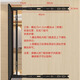 金画笔（GOLDBRUSH）衣柜镜子隐形推拉旋转试衣镜隐藏式穿衣镜家用卧室换衣镜子全身镜 黑色【滑轨款】 120*30cm【高清防爆 加厚不变形