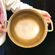 ULKNN copper pot household brass old-fashioned handmade cooking pot hotel donkey-hide gelatin pot thickened double-eared medicine pot copper hot pot Chongqing (diameter 33 cm) 2.2 Jin Jin equals 0.5 kg open flame use