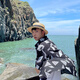 明星同款草帽女夏天小清新麦秆平顶草帽男潮出游海边百搭遮阳英伦平沿礼帽 路飞-麦秆原色（5.5cm檐） 模特款 M（56-58cm）