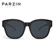 帕森（PARZIN）可套镜儿童偏光太阳镜 男女童通用防晒墨镜6-8岁 PZ12109 亮黑色