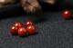 Zun cabinet 7A natural Sichuan Nanhong agate loose beads, flame red persimmon red agate beads, diy bracelets, cultural toys and accessories, preferred Nanhong 18mm one