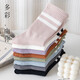 Xueximan Yoga Socken Frauen mittlere Röhrchen Baumwollsocken Sommer Pilates Fitness Dance Professionelles Slip Short Sports Floor Socken