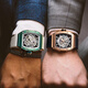 
Bugatti (BONEST GATTI) German Phantom Speed ​​Mechanical Watch Fully Automatic Hollow Men's Watch Valentine's Day Gift for Boyfriend Mechanical Yellow Panoramic Back BG9903-A3