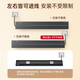 Zhengtai (CHNT) Oberflächenmontierte ultradünne Streckenbuchse, abnehmbare Wandhöhle, Wand-/Kabelbrett, Multifunktionsanleitung, Aurora Grey, Track 0,5 m*1+Adapter*4, Ultra-dünn