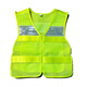 Fluorescent Green Traffic Reflective Vest Road Duty Campus Building Construction Safety Vest Vehicle Mounted Night Cycling Print Shanghai No. 1 Edition Blank Model M