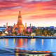 Fun Thailand travel including round-trip air tickets | 6-day and 5-night quality tour for family, parent-child and couple at the Grand Palace, Emerald Buddha Temple in Pattaya, Bangkok, Thailand Southern City* Package with air tickets for two people