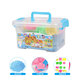 [70% neu] Zhigao Raum farbiger Sand Slippery Sand Kinder handgefertigtes DIY Toy Toy Sand Mars Power Colored Sand Clay mit Aufbewahrungsbox KK-9111 Blue 2jin [Jin ist gleich 0,5 kg] Paket